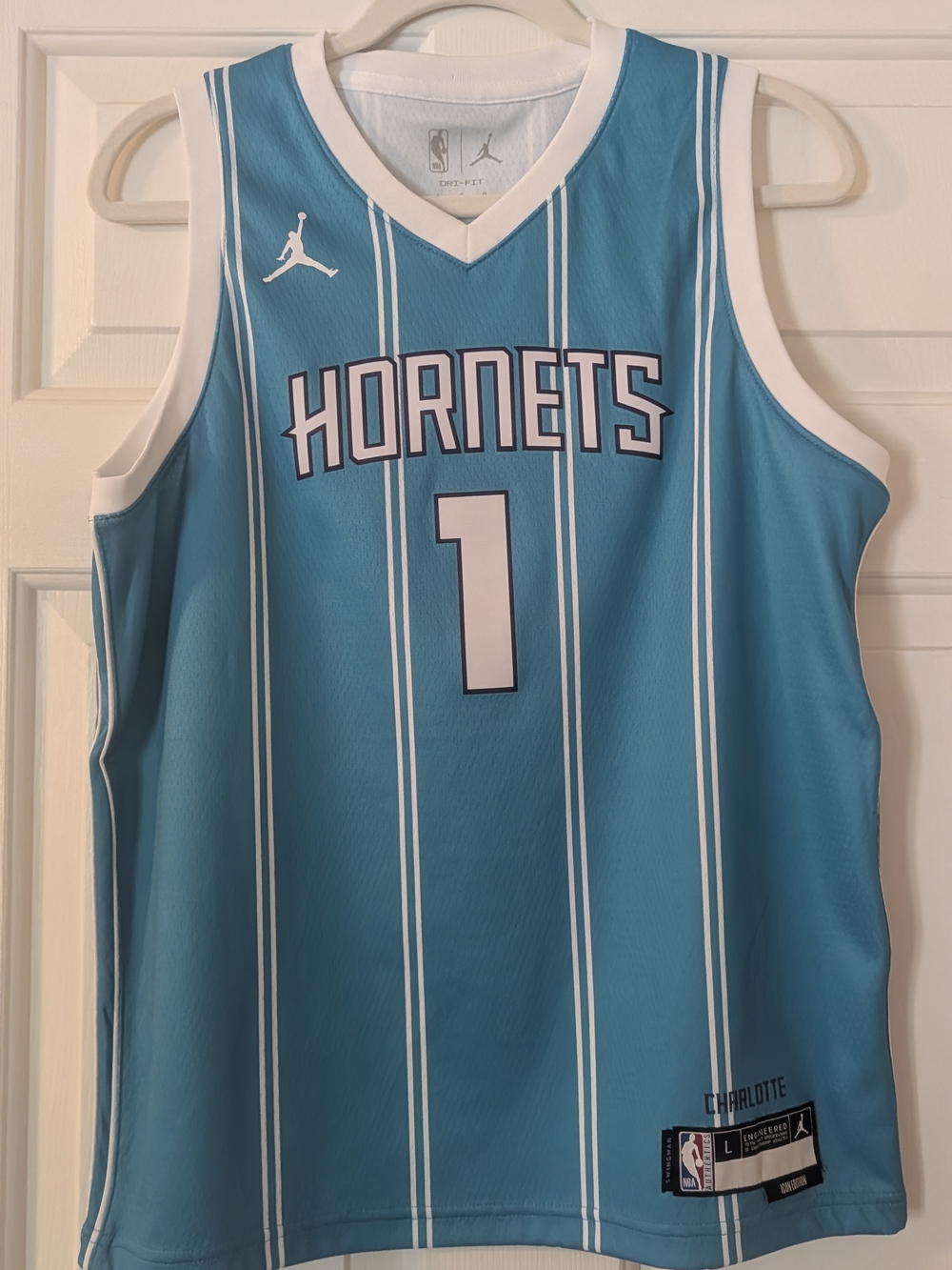 Nike Teal Hornets Basketball Jersey #1 LaMelo Ball